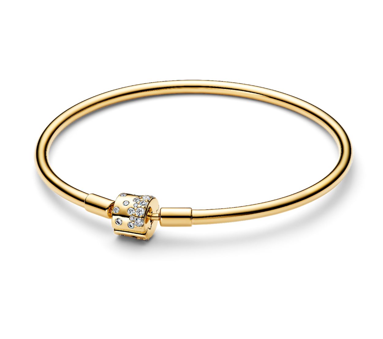 FINAL SALE - Sparkling Barrel Clasp Bangle-563931C01