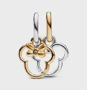 Disney Mickey Mouse &amp; Minnie Mouse Splittable Dangle Charm - 763650C01