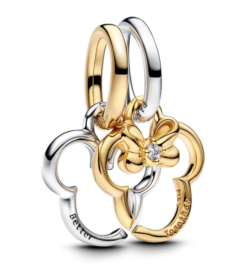 Disney Mickey Mouse &amp; Minnie Mouse Splittable Dangle Charm-763650C01