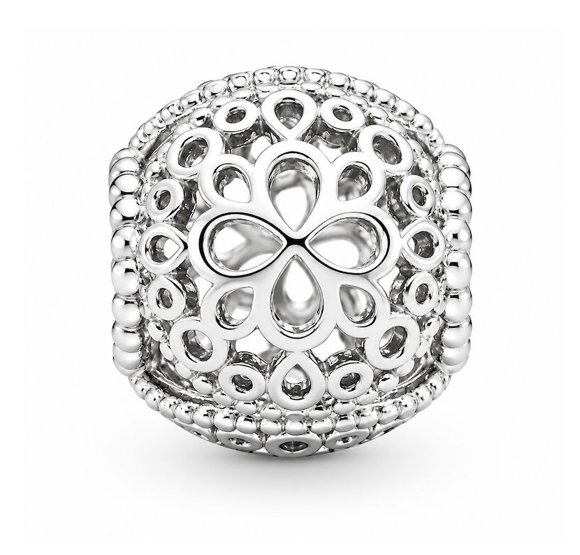 Openwork Flower Charm-797853