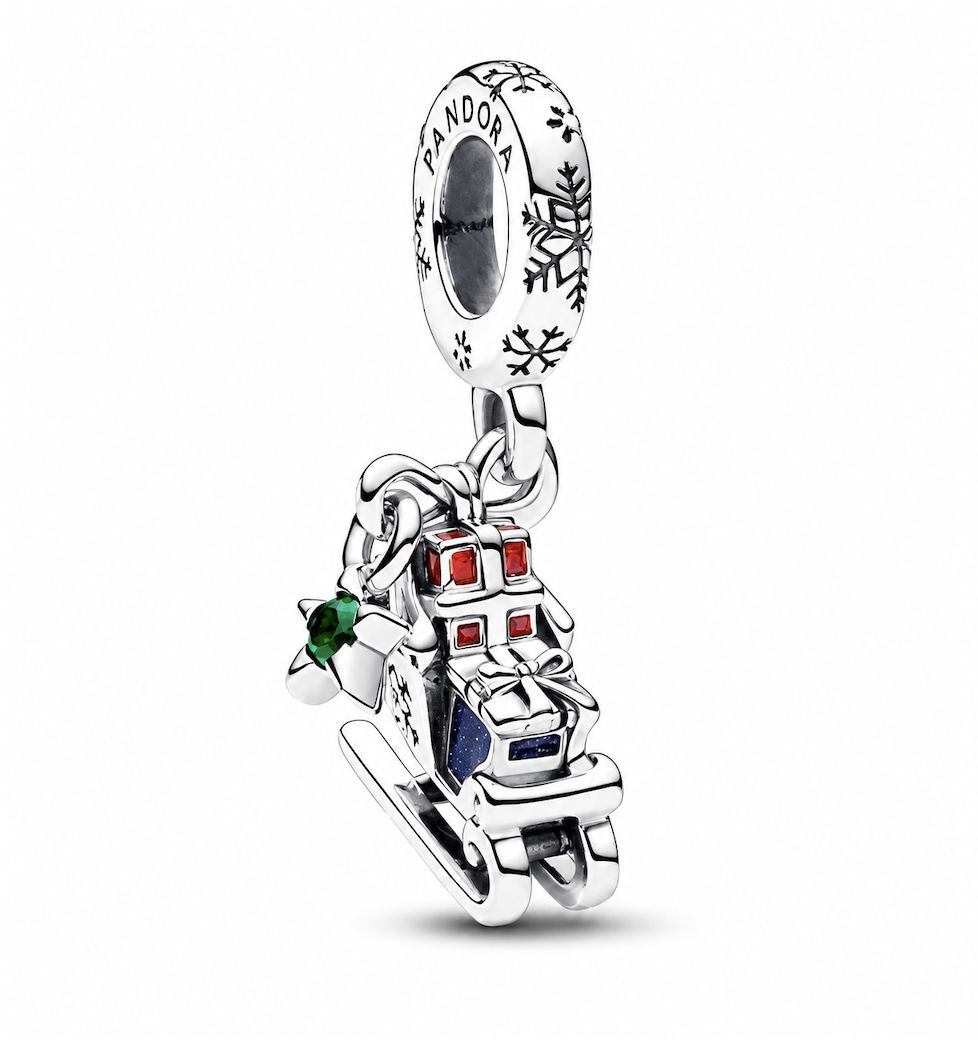 Christmas Sleigh 2023 Dangle Charm-792977C01