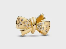 Sparkling Bow Charm - 763442C01