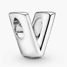 Letter V Alphabet Charm - 797476