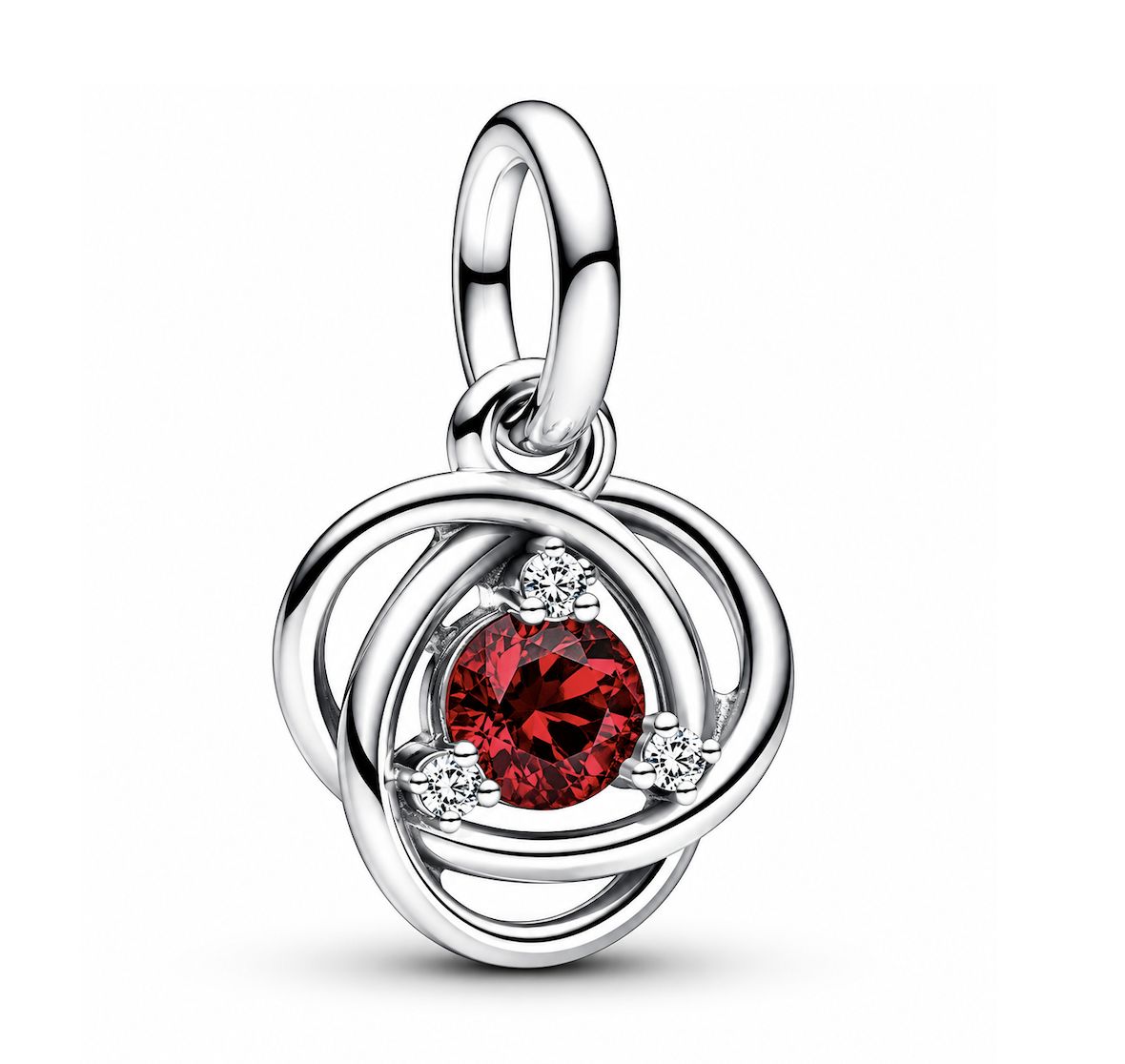 True Red Eternity Circle Dangle Charm-793125C07