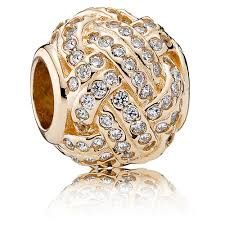 Shimmering Knot Charm - 750991CZ