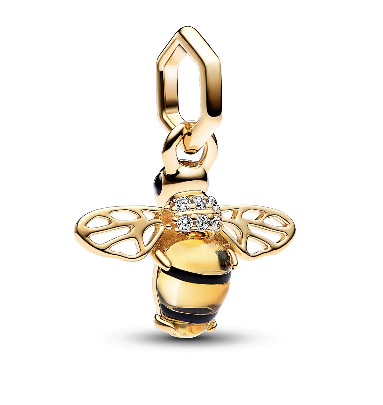 Sparkling Bee Dangle Charm-762672C01