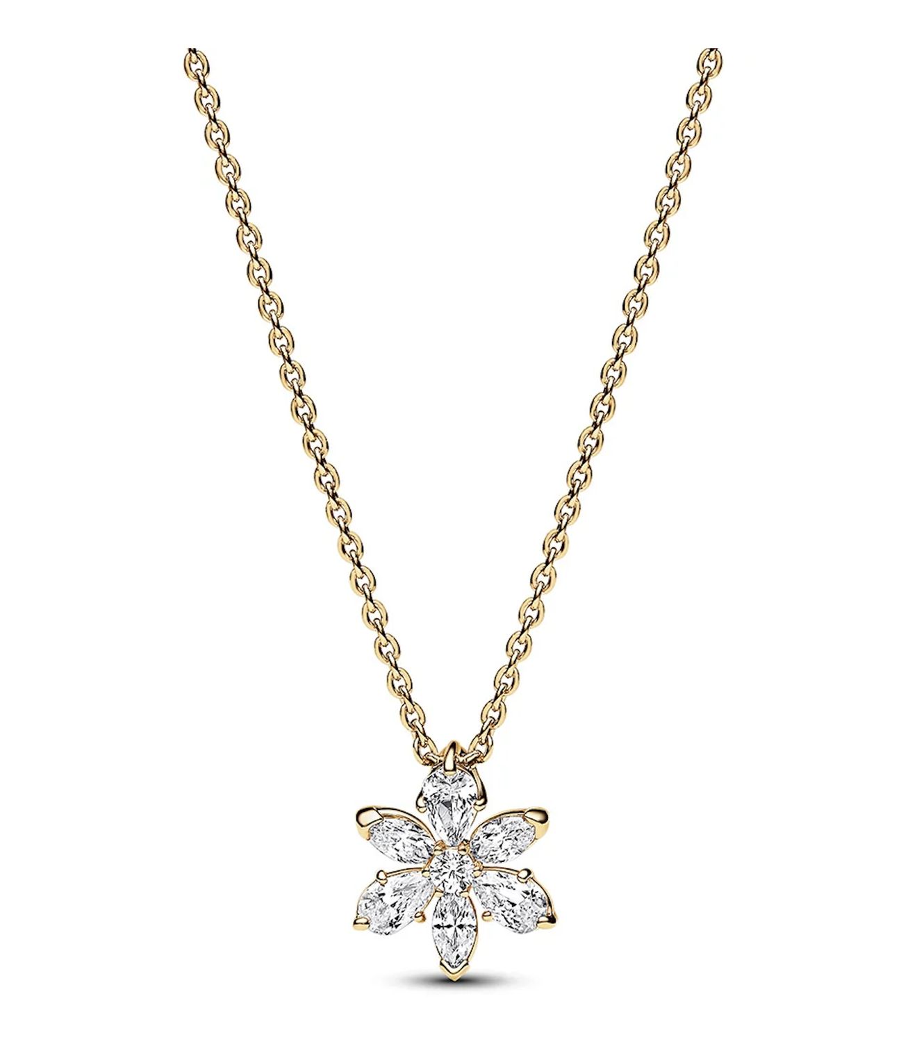 Sparkling Herbarium Cluster Pendant Necklace  - 362387C01-45