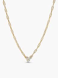 Pandora Era Lab-Grown Diamond Cluster Paperclip Chain Necklace -353734C01-45