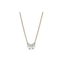 Sparkling Bow Necklace - 363508C01-45