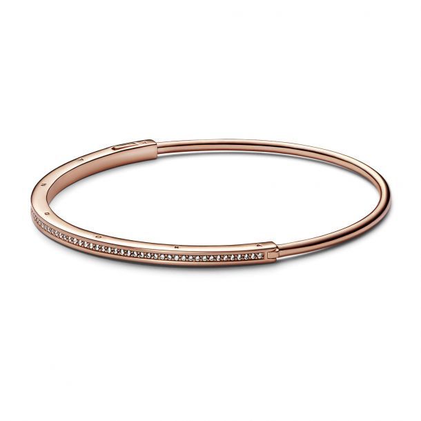 Pandora Signature I-D Pavé Bangle  - 582313C01