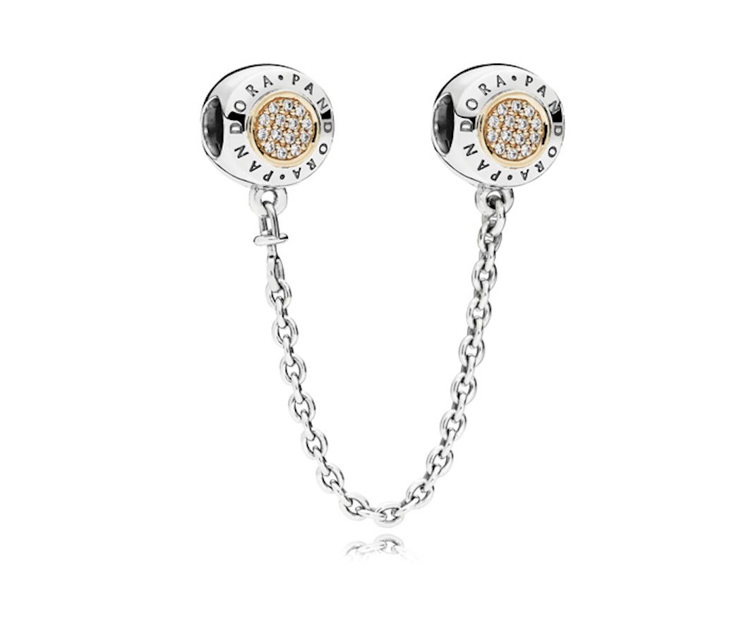 Pandora Logo Silver Safety Chain - 796269CZ-05