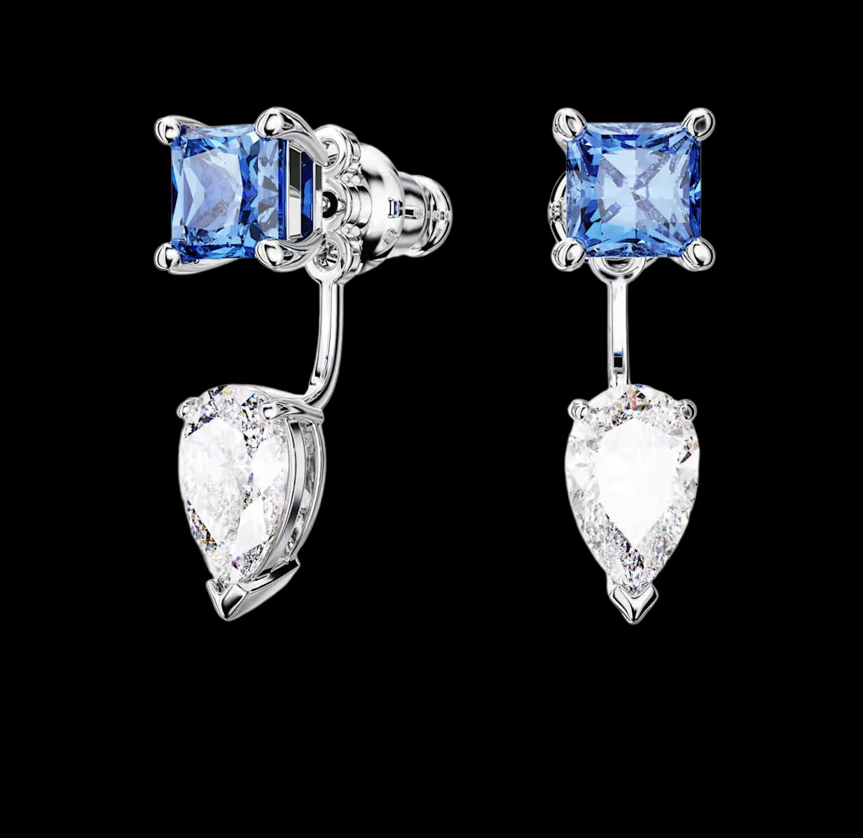 Mesmera Earring Jackets, Detachable, Blue - 5665767