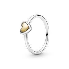 Domed Golden Heart Ring - 199396C00