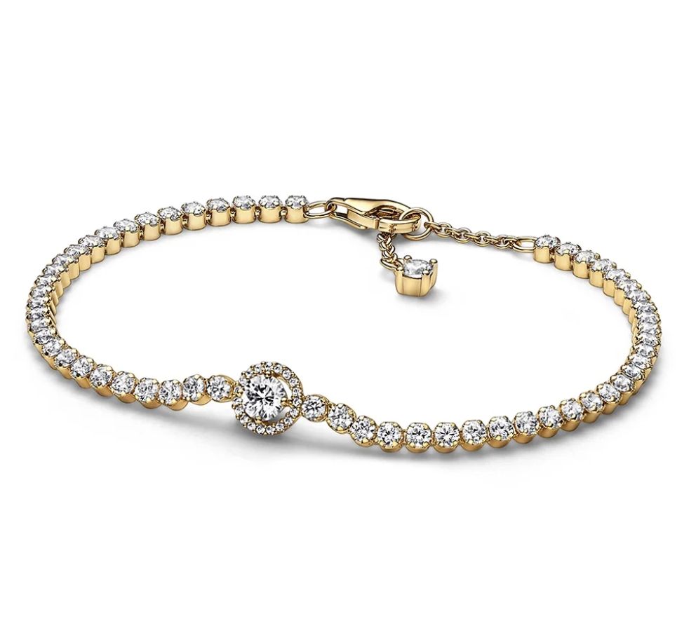 Sparkling Halo Tennis Bracelet - 569416C01