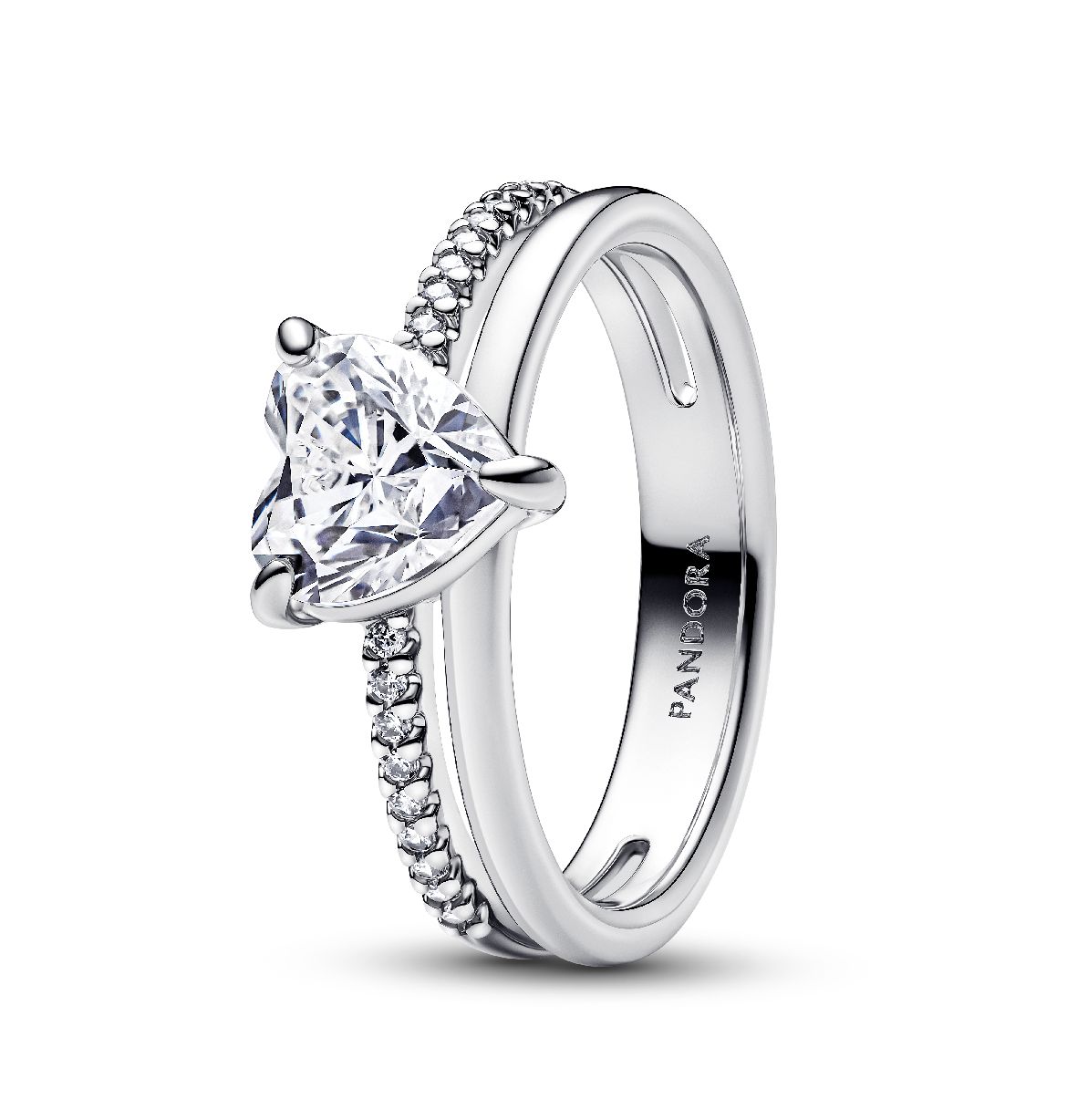 Double Band Heart Ring-193100C01