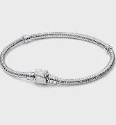 Pandora Moments Marvel Logo Clasp Snake Chain Bracelet  - 592561C01