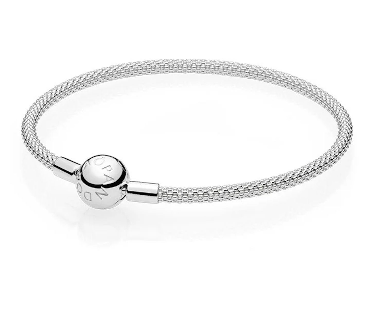 Sterling Silver Moments Mesh Bracelet  - 596543