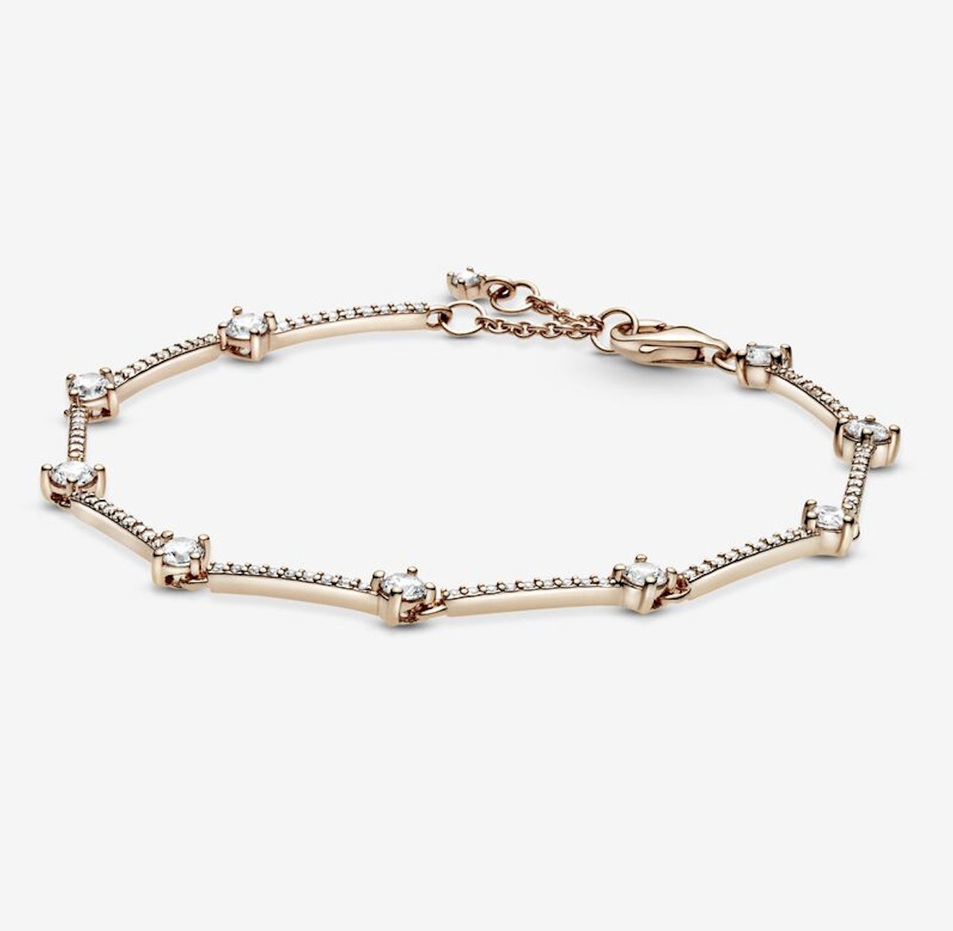 Pandora Sparkling Pavé Bars Bracelet - 589217C01