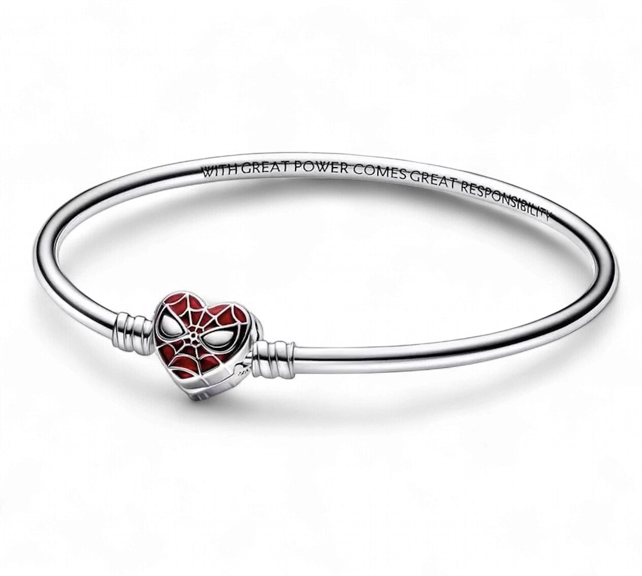 Pandora Moments Marvel Spider-Man Mask Clasp Bangle - 592324C01