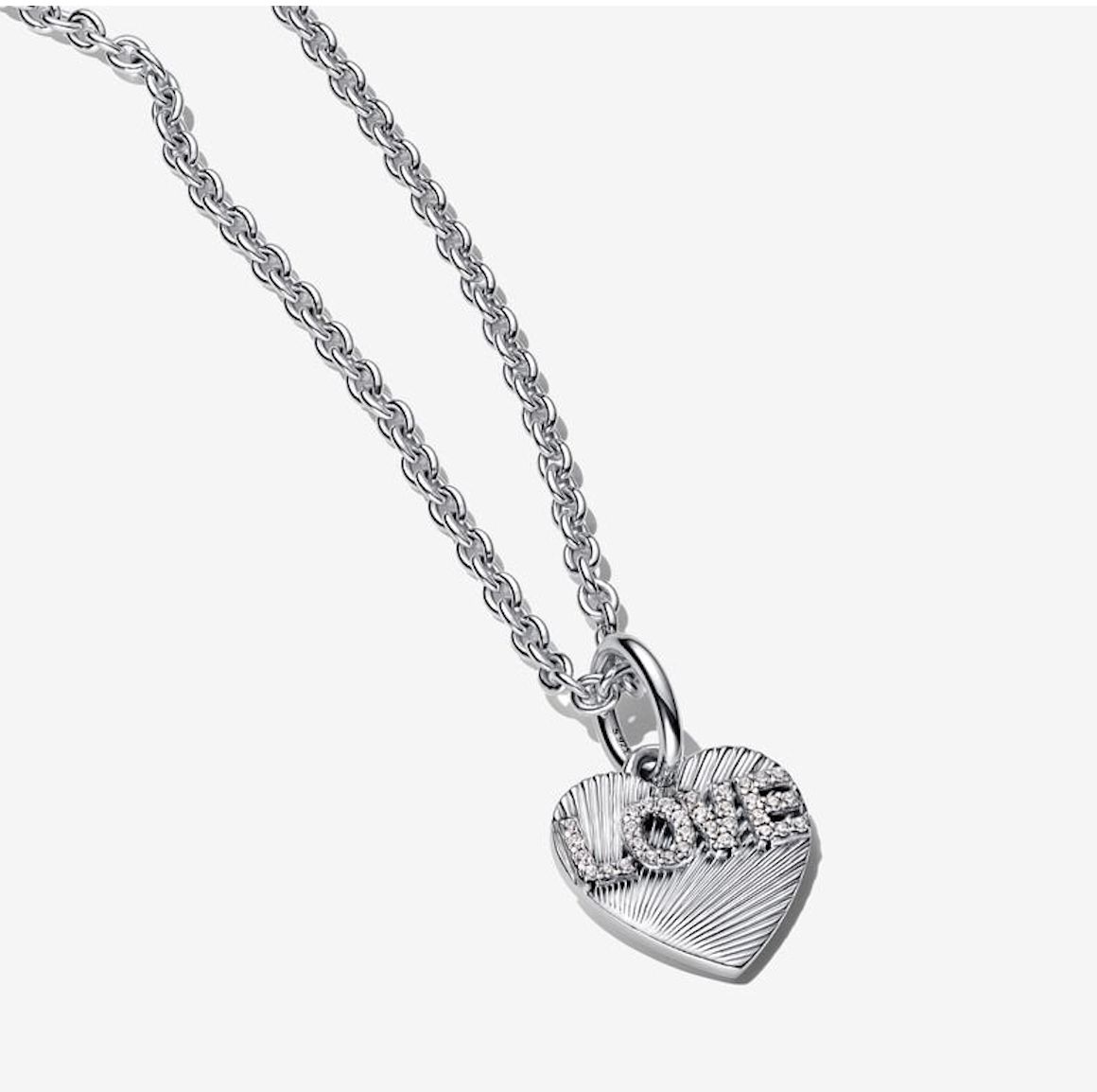 Engravable Love Heart Jewellery Gift Set-B802528