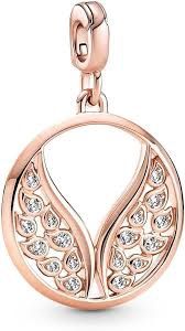 Pandora ME Burning Wings Medallion Charm - 789672C01