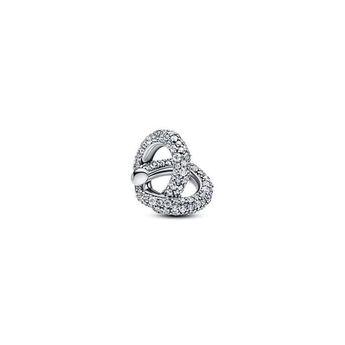 Pavé Infinity Knot Heart Charm - 793771C01