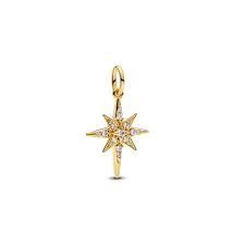 Sparkling North Star Dangle Charm - 763608C01