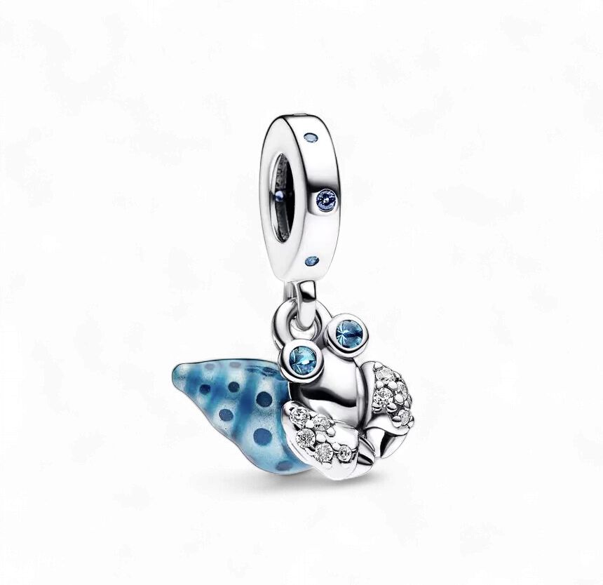 Glow-In-The-Dark Hermit Crab Dangle Charm-792700C01