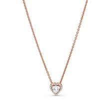 Sparkling Heart Collier Necklace - 388425C01-45