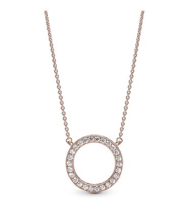 Logo Pavé Circle Collier Necklace-387436C01-45