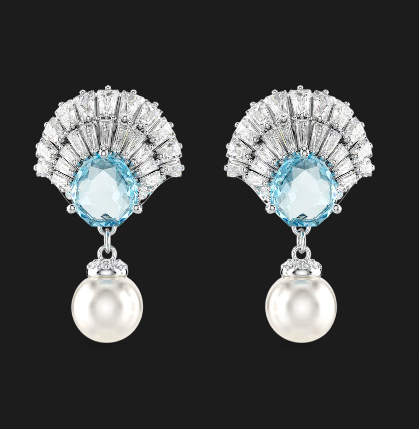 Idyllia Drop Earrings, Shell, Pearl - 5680301