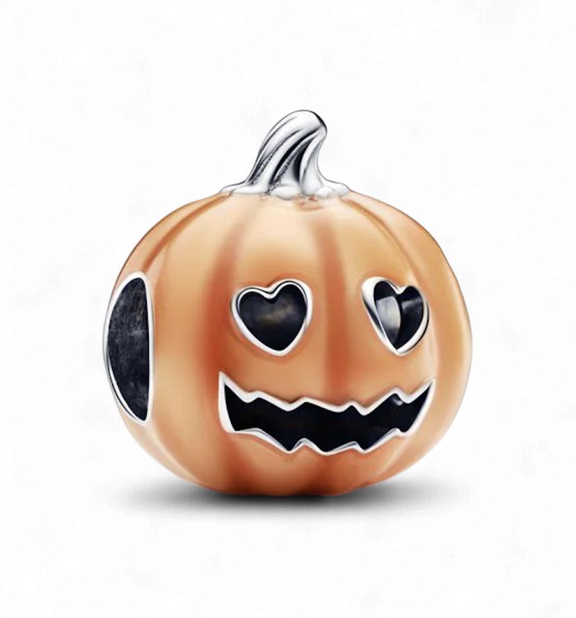 Glow-In-The-Dark Spooky Pumpkin Charm - 792291C01