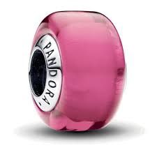 Pink Mini Murano Glass Charm - 793107C00