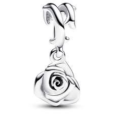 Rose in Bloom Dangle Charm - 793213C00