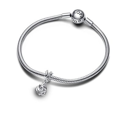 Rose in Bloom Dangle Charm-793213C00