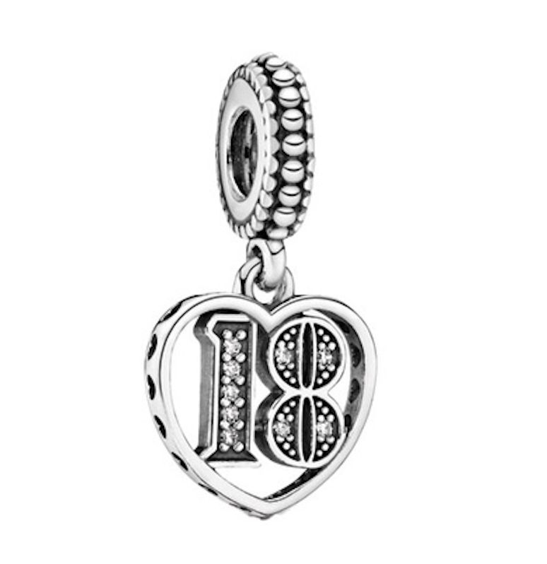 18th Celebration Dangle Charm-797262CZ
