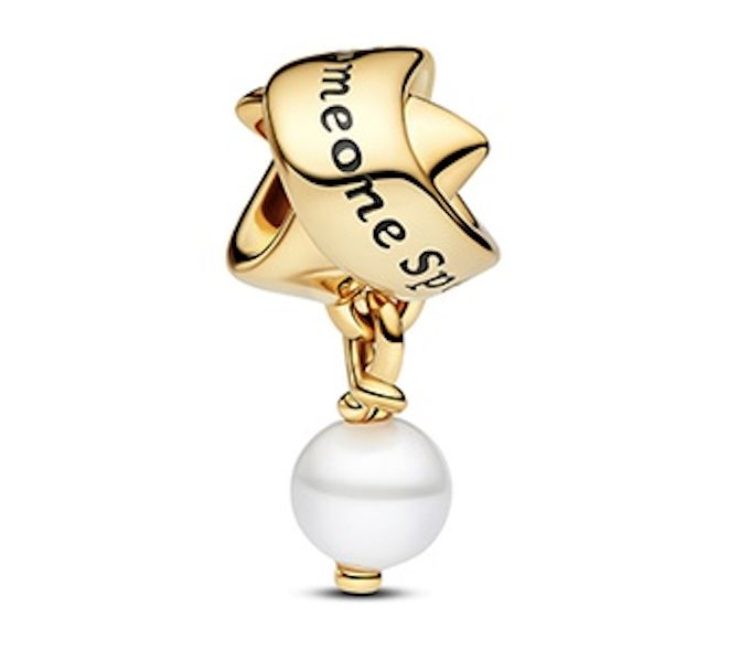 Freshwater Cultured Pearl Ribbon Charm-763784C01