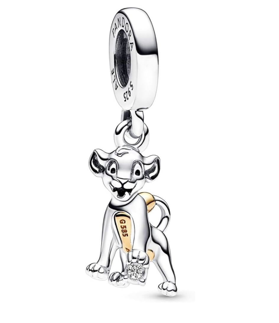 Disney 100th Anniversary Simba Lab-Grown Diamond Dangle Charm-792749C01