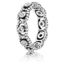 Circle Game Silver ring - 190881CZ