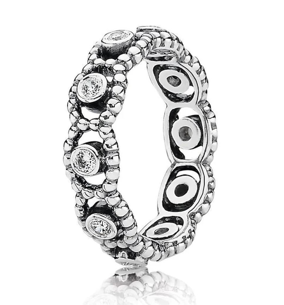 Circle Game Silver Ring-190881CZ