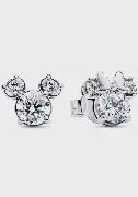Disney Mickey Mouse &amp; Minnie Mouse Sparkling Stud Earrings - 293219C01