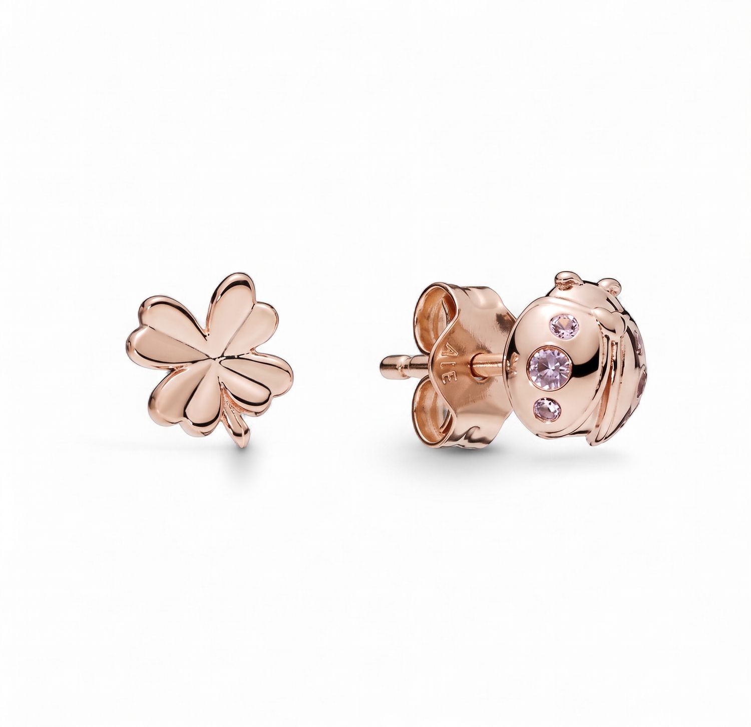 LadyBird and Clover Pandora Rose Stud Earrings-287960NPO