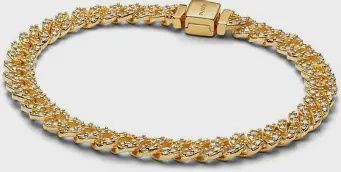 Pavé Cuban Chain Bracelet  - 563008C01