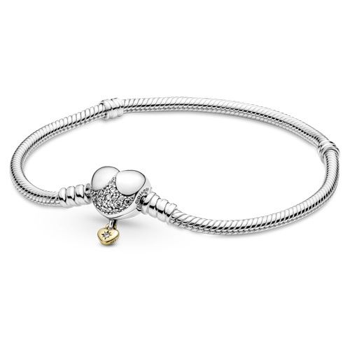 Disney Princess Pandora Moments Heart Snake Chain Bracelet - 569563C01