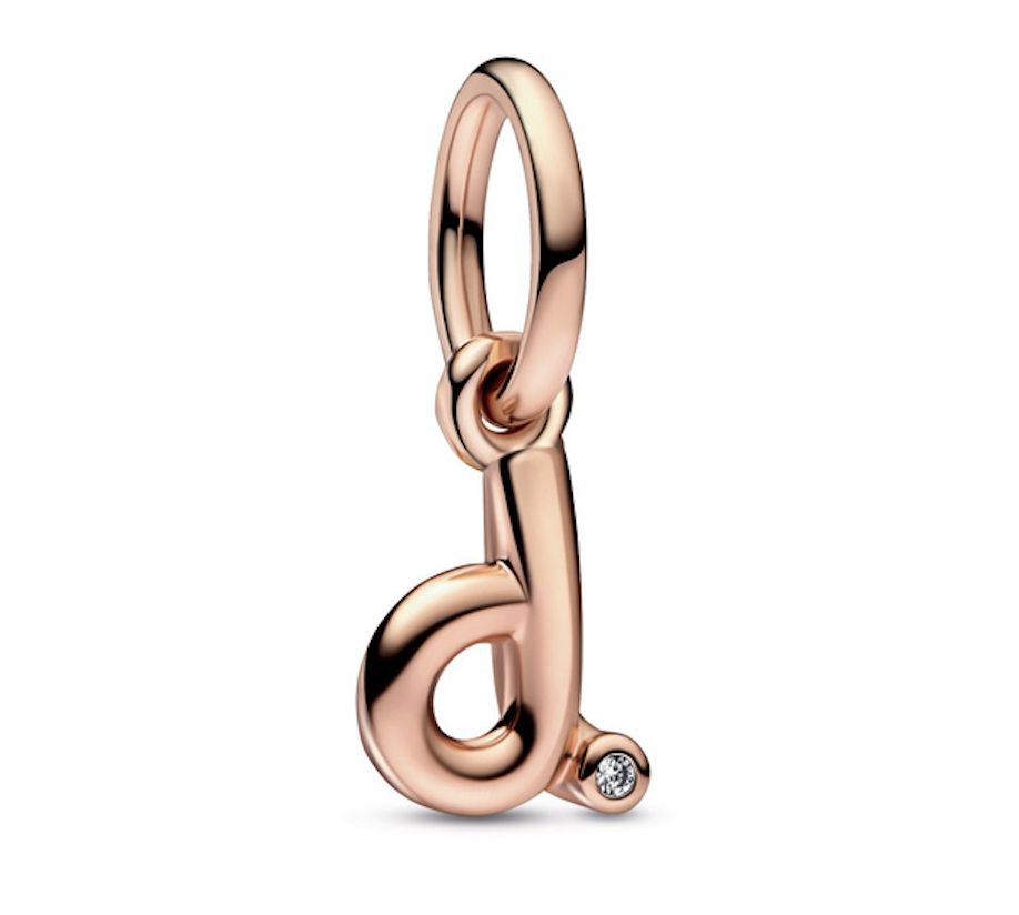 Letter D Script Alphabet Dangle Charm-782534C01