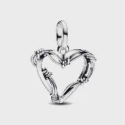 Wire Heart Medallion Charm - 793449C00