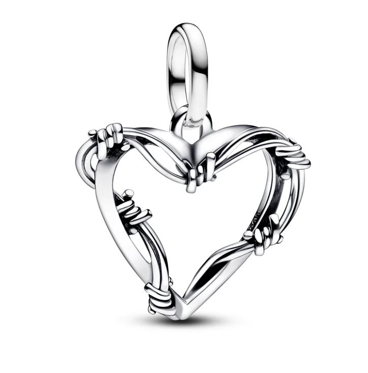Wire Heart Medallion Charm -793449C00