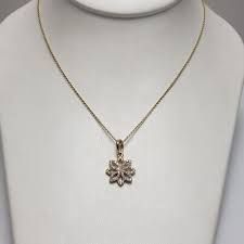 Lace Botanique Floral Pendant - 350179CZ