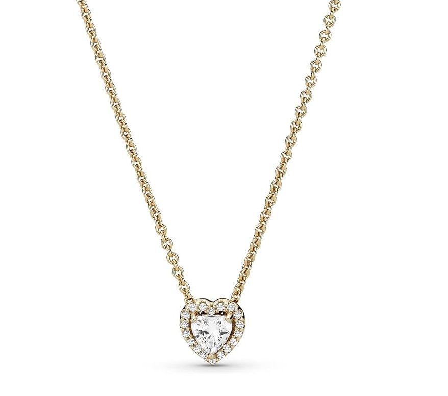 Elevated Gold Heart Necklace - 359520C01-45