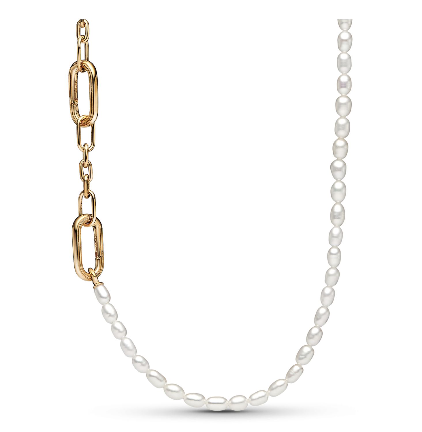 Pandora ME Slim Treated Freshwater Cultured Pearl Necklace  - 362302C01-45